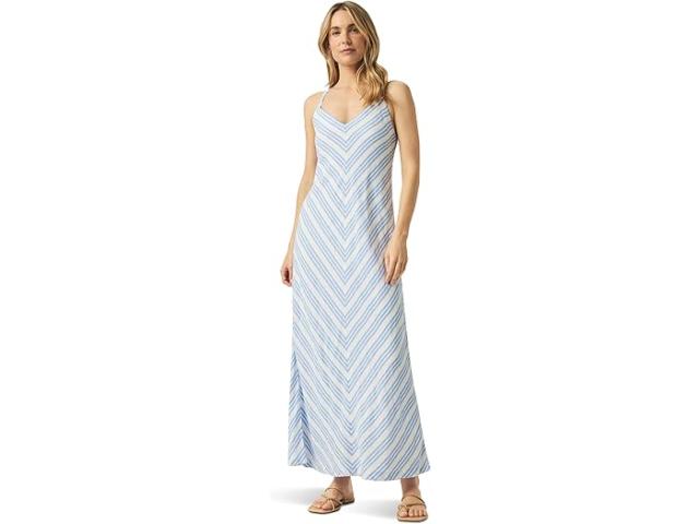 (取寄) スプレンディッド レディース ジゼル マキシ ドレス Splendid women Gisele Maxi Dress Steel Blue/White