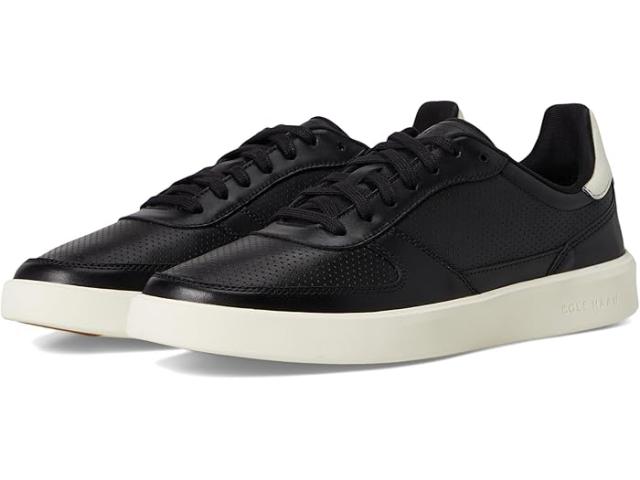 (取寄) コールハーン メンズ グランド クロスコート デイリー コート スニーカー Cole Haan men Grand Crosscourt Daily Court Sneakers Black/Ivory