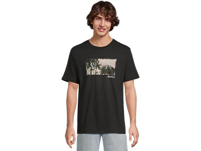 (取寄) ルーカ メンズ バランス ボックス ショート スリーブ RVCA men Balance Box Short Sleeve Black 3