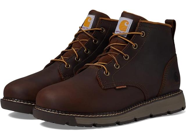 (取寄) カーハート メンズ ミルブルック ウォータープルーフ 5 ソフト トゥ ウェッジ ブート Carhartt men Carhartt Millbrook Waterproof 5" Soft Toe Wedge Boot Brown Oil Tannedの通販は 51,620円