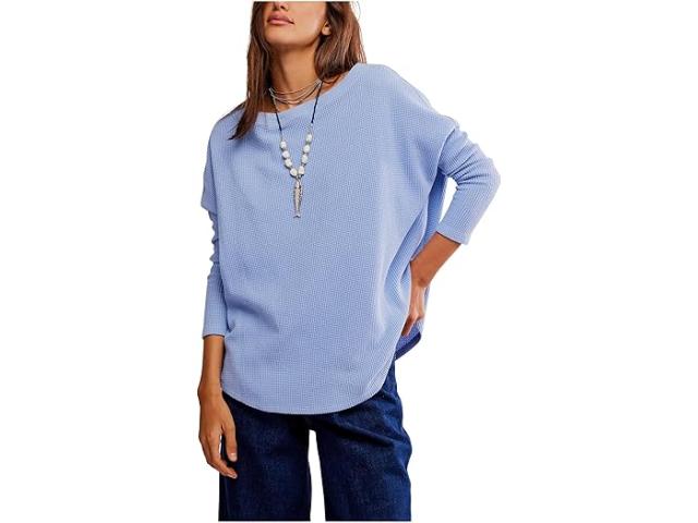 (取寄) フリーピープル レディース ラテ ブルース サーマル ソリッド Free People women Latte Blues Thermal Solid Dawn Breeze