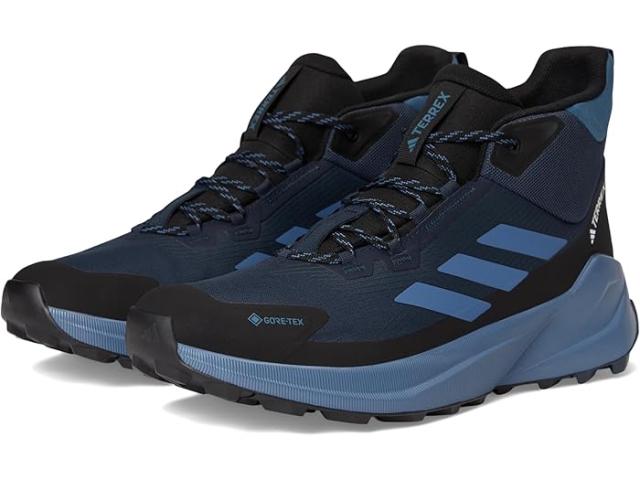(取寄) アディダス アウトドア メンズ テレックス トレイルメーカー 2.0 ミッド トップ ゴア-テックス ハイキング シューズ adidas Outdoor men Terrex Trailmaker 2.0 Mid Top GORE-TEX Hiking Shoes Aurora Ink/Wonder Steel/Black