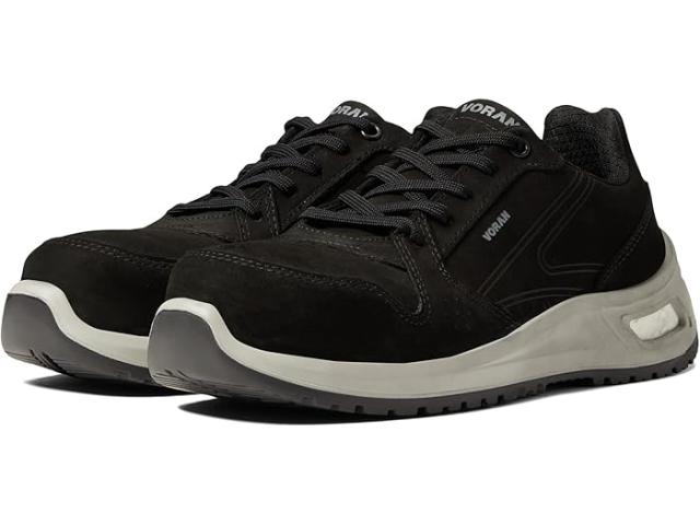(取寄) ヴォラン メンズ スポーツセーフ エナジー コンプ トゥ エー ワーク シューズ VORAN men VORAN Sportsafe Energy Comp Toe EH Work Shoe Black Nubuck