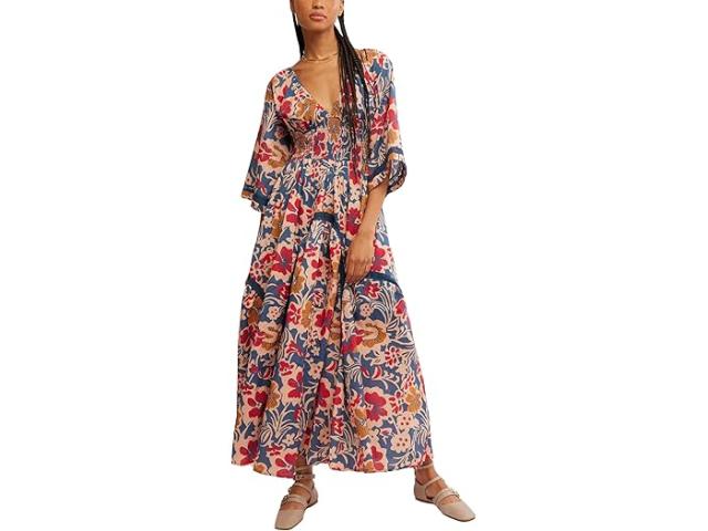 (取寄) フリーピープル レディース プリンテッド ディキシー マキシ Free People women Printed Dixie Maxi Vintage Indigo Comboの通販は 33,839円