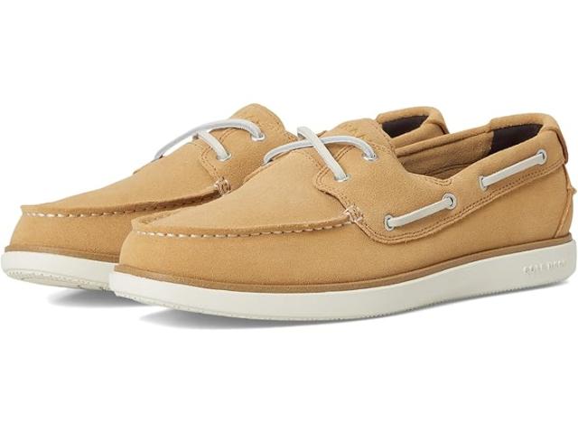 (取寄) コールハーン メンズ グランドプロ ウィンドワード ボート シューズ Cole Haan men Grandpro Windward Boat Shoe Biscuit Suede/Silver Birch/Ivory