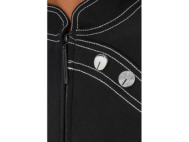 (取寄) ジェイミー サドック レディース ソリッド スリーブレス ポロ イン クラウド ファブリック Jamie Sadock women Solid Sleeveless Polo In Cloud Fabric Black