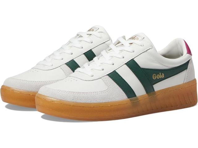 (取寄) ゴーラ レディース グランドスラム エリート Gola women Grandslam Elite White/Evrgrn/Hot Fuschia/Gum