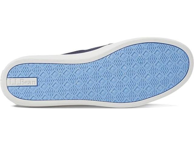 (取寄) エルエルビーン レディース エコ ベイ キャンバス スニーカー スリッポン L.L.Bean women Eco Bay Canvas Sneaker Slip-On Classic Navy