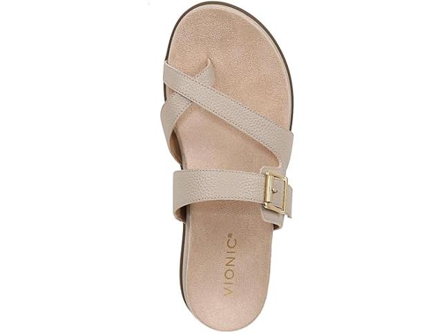 (取寄) バイオニック レディース カルメラ トングス VIONIC women VIONIC Carmela Thongs Oatmeal Beige Leather 取寄) バイオニック レディース カルメラ トングス VIONIC women