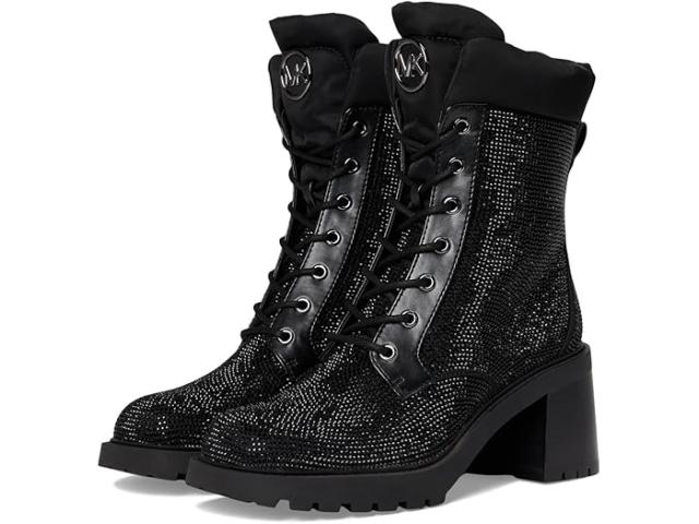 (取寄) マイケルコース レディース ケード ヒールド ブーティ MICHAEL Michael Kors women Cade Heeled Bootie Black