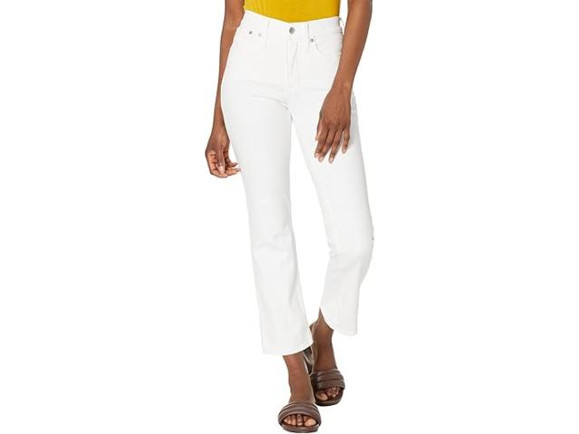 (取寄) メイドウェル レディース キック アウト クロップ ジーンズ Madewell women Kick Out Crop Jeans Pure White