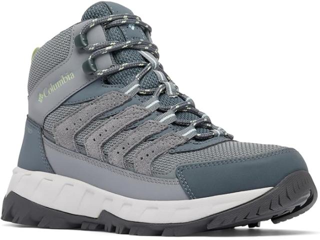 (取寄) コロンビア レディース ストレイタ トレイル ミッド Wp Columbia women Columbia Strata Trail Mid Wp TI Grey Steel/Sage Leaf