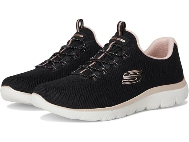 (取寄) スケッチャーズ レディース サミッツ SKECHERS women Summits Black Rose Gold