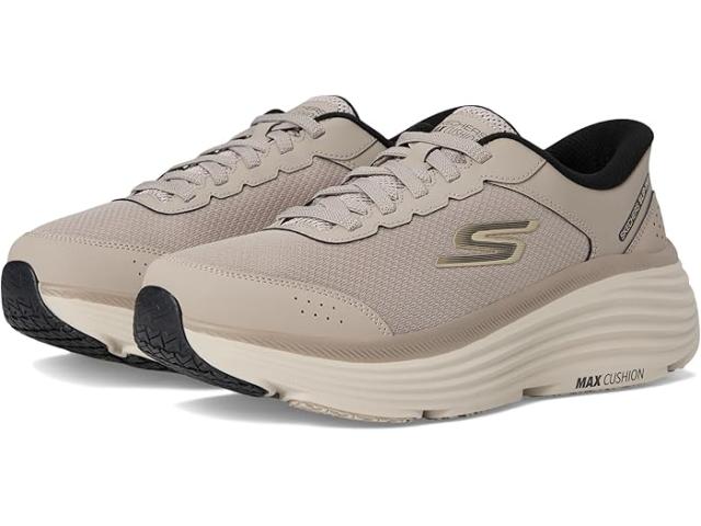 (取寄) スケッチャーズ メンズ ハンズ フリー スリップ-インス マックス クッショニニグ エンデバー SKECHERS men SKECHERS Hands Free Slip-ins Max Cushioning Endeavour Taupe/Black
