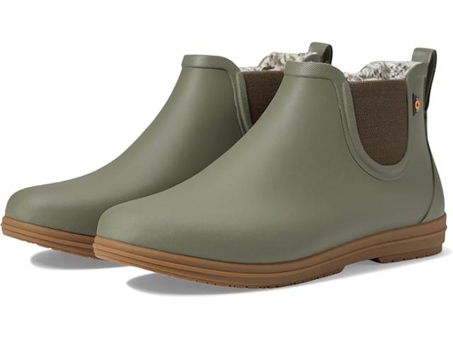 (取寄) ボグス レディース スイートピー リ チェルシー プラッシュ Bogs women Bogs Sweetpea II Chelsea Plush Dark Green