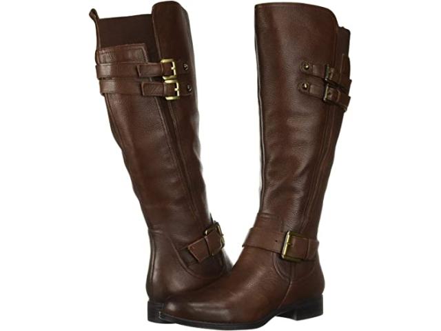 (取寄) ナチュラライザー レディース ジェシー ワイド カーフ Naturalizer women  Jessie Wide Calf Chocolate Wide Calf Leather