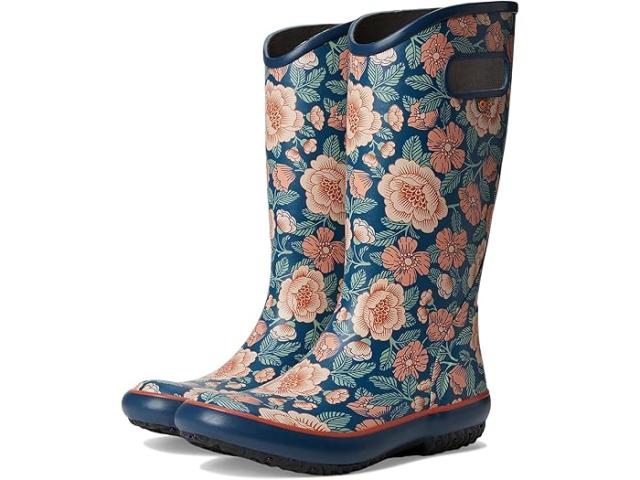 (取寄) ボグス レディース レインブーツ タペストリー フローラル Bogs women Rainboot Tapestry Floral Navy Multi