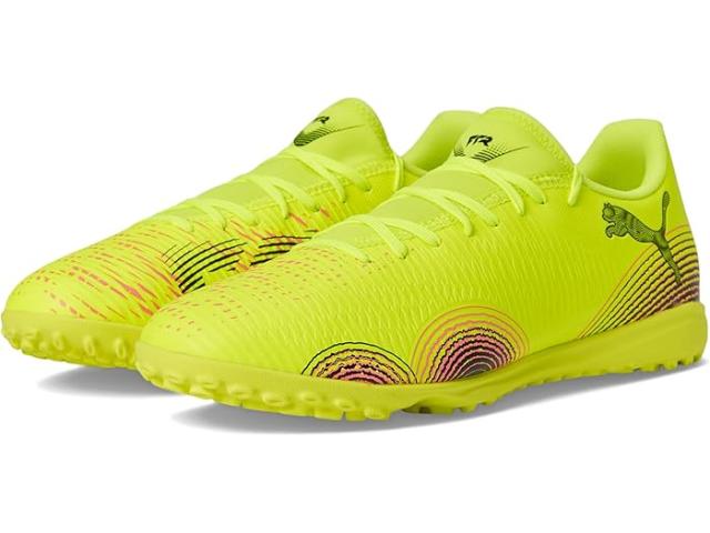 (取寄) プーマ メンズ フューチャー 8 プレイ ターフ トレーナー サッカー クリーツ PUMA men Future 8 Play Turf Trainer Soccer Cleats Yellow Alert-Puma Black-Sun Struck