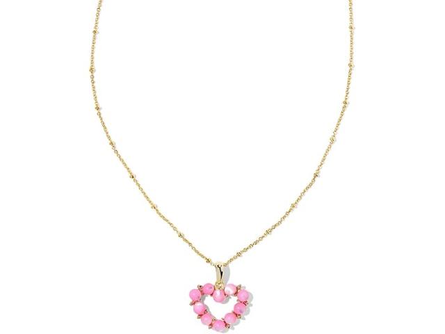 (取寄) ケンドラスコット レディース アシュトン ハート ショート ペンダント ネックレス Kendra Scott women Kendra Scott Ashton Heart Short Pendant Necklace Gold Blush Ivory Mother of Pearlの通販は 16,820円