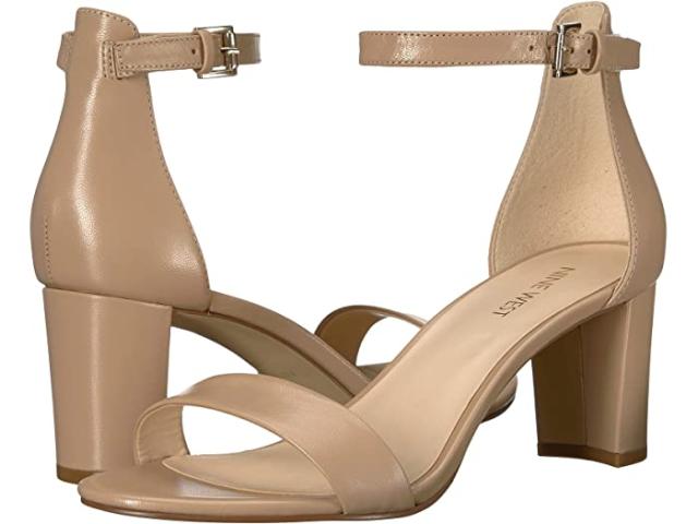 (取寄) ナインウエスト レディース プルース ブロック ヒール サンダル Nine West women  Pruce Block Heel Sandal Natural Staci Leatherの通販は 19,450円