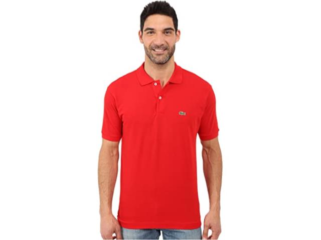 (取寄) ラコステ メンズ L1212 クラシック ピケ ポロ シャツ Lacoste men  L1212 Classic Pique Polo Shirt Redの通販は 22,955円