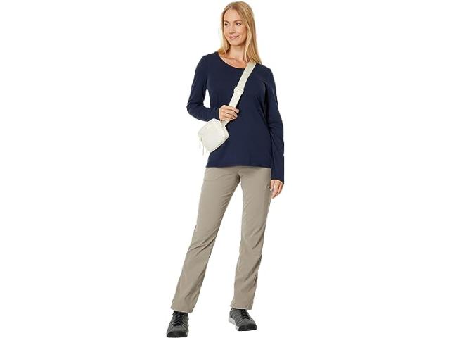 (取寄) エルエルビーン レディース ソフト ストレッチ スーピマ Tシャツ スクープ ネック  L.L.Bean women L.L.Bean Soft Stretch Supima Tee Scoop Neck Long Sleeve Classic Navy