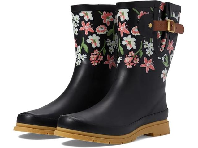 (取寄) ウエスタンチーフ レディース ウォータープルーフ ミッド レイン ブート Western Chief women Waterproof Mid Rain Boot Brushed Petals
