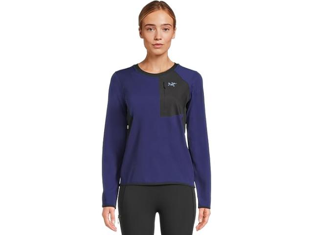 (取寄) アークテリクス レディース デルタ クルー Arc'teryx women Delta Crew Soulsonic/Black