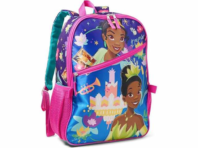 (取寄) ガールズ ディズニー プリンセス バックパック セット (リトル キッド/ビッグ キッド) BIOWORLD Kids girls BIOWORLD Kids Disney Princess Backpack Set (Little Kid/Big Kid) Purple 1