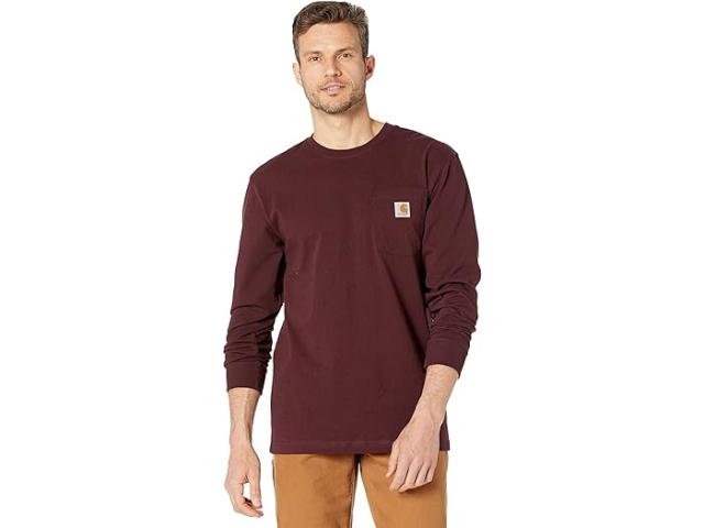 (取寄) カーハート メンズ ワークウェア ポケット L/S ティー Carhartt men Carhartt Workwear Pocket L/S Tee Port