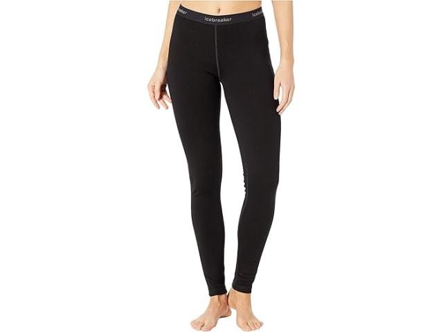 (取寄) アイスブレイカー レディース 260 テック メリノ ベース レイヤー レギンス Icebreaker women 260 Tech Merino Base Layer Leggings Black