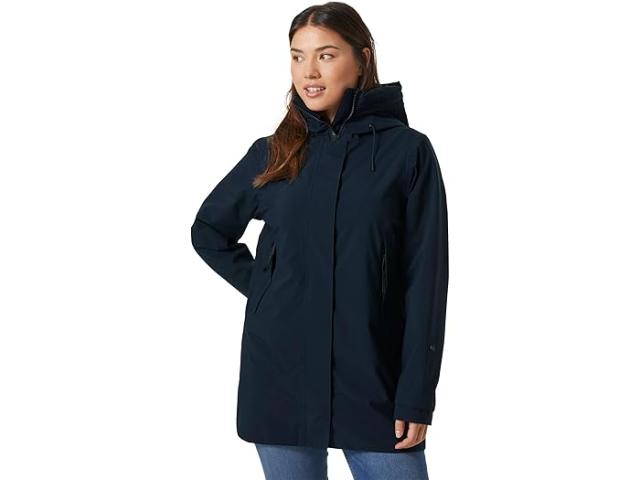(取寄) ヘリーハンセン レディース ビクトリア ミッド レングス レインコート Helly Hansen women Helly Hansen Victoria Mid Length Raincoat Navyの通販は 40,460円