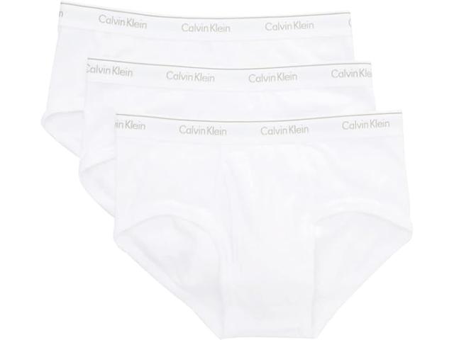 (取寄) カルバンクライン アンダーウェア メンズ コットン クラシックス ブリーフ 3-パック   Underwear men Cotton Classics Brief 3-Pack White