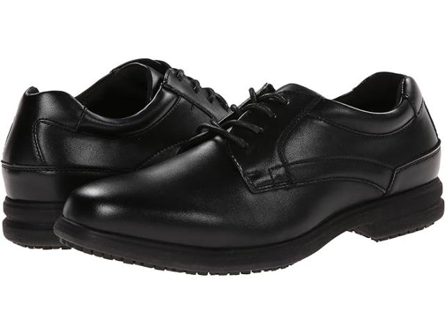 (取寄) ナン ブッシュ メンズ シャーマン スリップ レジスタント プレーン トゥ オックスフォード Nunn Bush men Nunn Bush Sherman Slip Resistant Plain Toe Oxford Black