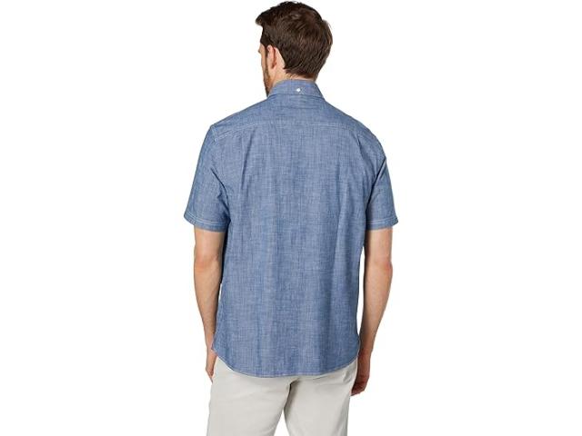 (取寄) エルエルビーン メンズ コンフォート ストレッチ シャンブレー シャツ ショート スリーブ トラディショナル フィット L.L.Bean men L.L.Bean Comfort Stretch Chambray Shirt Short Sleeve Traditional Fit Indigo