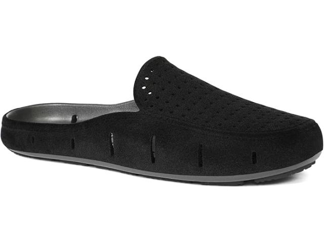 (取寄) フローファ サンセット スライド Floafers Sunset Slide Black Vegan Suede