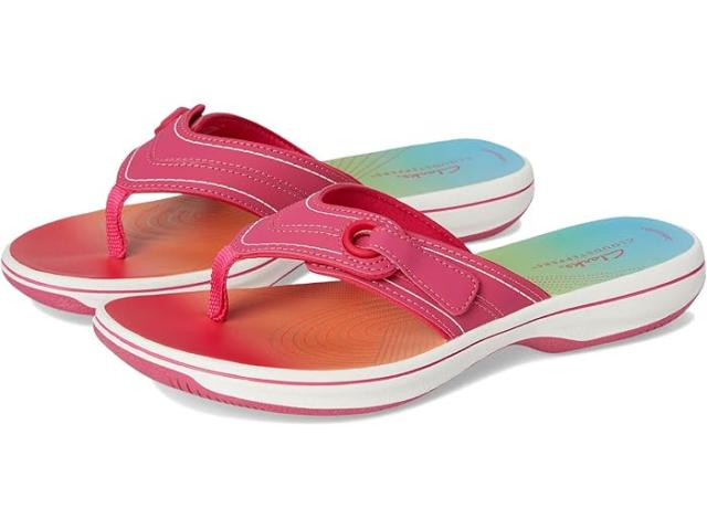 (取寄) クラークス レディース ブリーズ レイナ Clarks women Breeze Reyna Bright Pink Ombre Synthetic