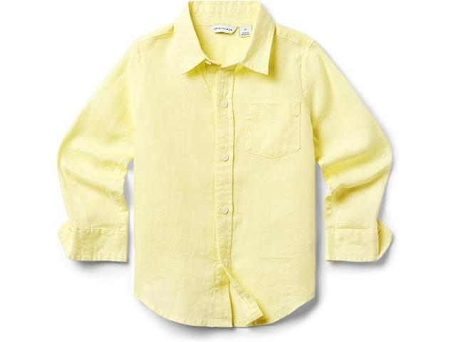 (取寄) ジャニー アンド ジャック ボーイズ リネン ロール アップ シャツ (トドラー/リトル キッズ/ビッグ キッズ) Janie and Jack boys Janie and Jack Linen Roll Up Shirt (Toddler/Little Kids/Big Kids) Yellowの通販は 10,272円