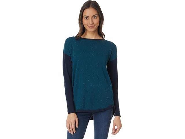 (取寄) スマートウール レディース シャドー パイン カラーブロック セーター Smartwool women Shadow Pine Color-Block Sweater Twilight Blue Donegalの通販は