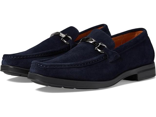 (取寄) ステイシー アダムス メンズ パラゴン スエード スリップ オン ローファー Stacy Adams men Paragon Suede Slip On Loafer Navy Suede