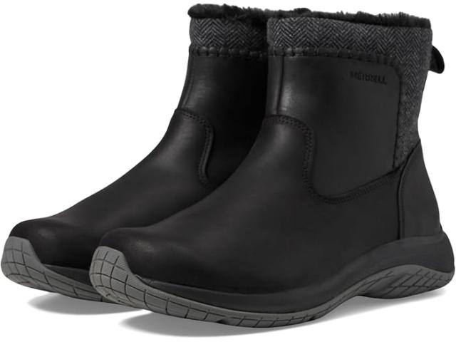 (取寄) メレル レディース アンコール アイス 5 ミッド ジップ Merrell women Merrell Encore Ice 5 Mid Zip Black