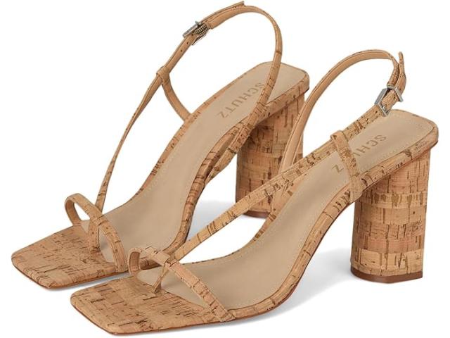 (取寄) シュッツ レディース エロイーズ ブロック Schutz women Heloise Block Natural/Light Wood