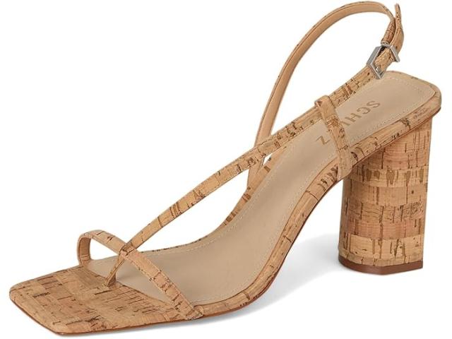 (取寄) シュッツ レディース エロイーズ ブロック Schutz women Heloise Block Natural/Light Wood