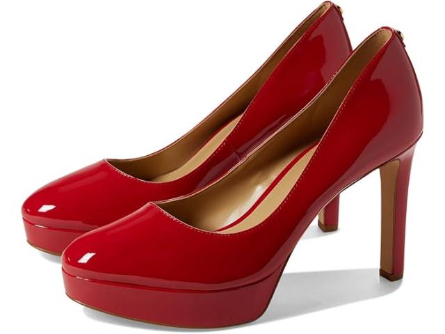 (取寄) マイケルコース レディース シャンタル プラットフォーム ポンプ MICHAEL Michael Kors women Chantal Platform Pump Crimson