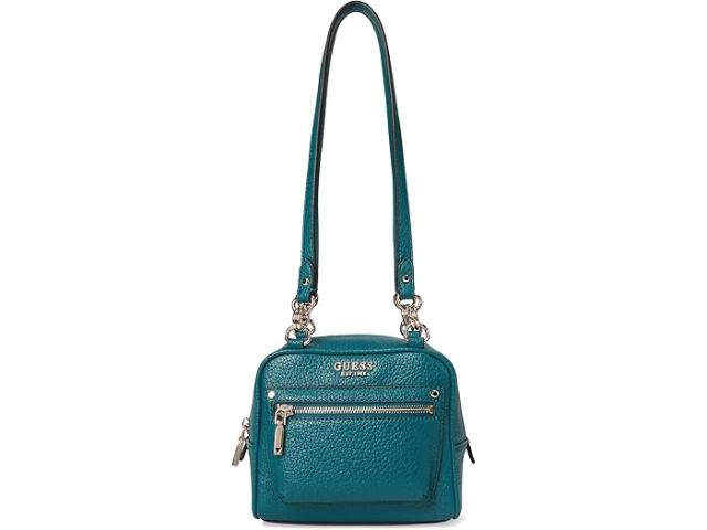 (取寄) ゲス レディース マーシャ ボックス サッチェル GUESS women Marsha Box Satchel Teal