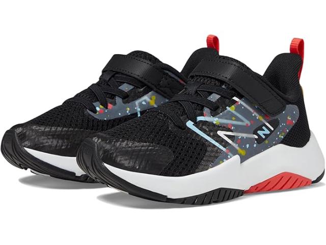(取寄) ニューバランス キッズ キッズ レイヴ ラン V2 バンジー レース ウィズ トップ ストラップ (リトル キッド/ビッグ キッド) New Balance Kids kids New Balance Kids Rave Run v2 Bungee Lace with Top Strap (Little Kid/Big Kid) Black/Blast Redの通販は 18,870円