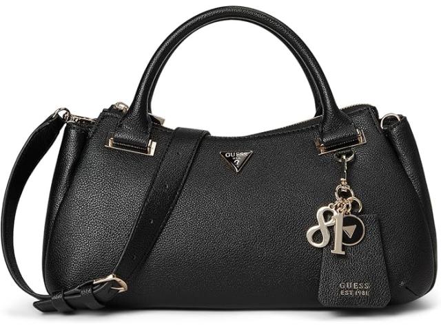 (取寄) ゲス レディース エヴィー トリプル コンパートメント サッチェル GUESS women Evie Triple Compartment Satchel Black