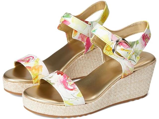 (取寄) ナチュラライザー レディース ステラ アンクル ストラップ Naturalizer women Stella Ankle Straps Sunlight Floral Leather