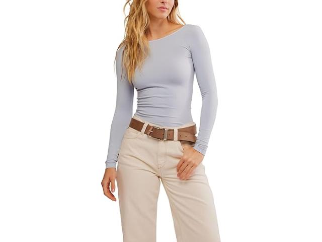 (取寄) フリーピープル レディース ロウ バック シームレス ロング スリーブ Free People women Low Back Seamless Long Sleeve Skywriting