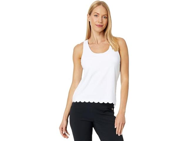 (取寄) リリー ピュリッツァー レディース クララリー スカルプ ブラ タンク Lilly Pulitzer women Claralee Scallop Bra Tank Resort Whiteの通販は